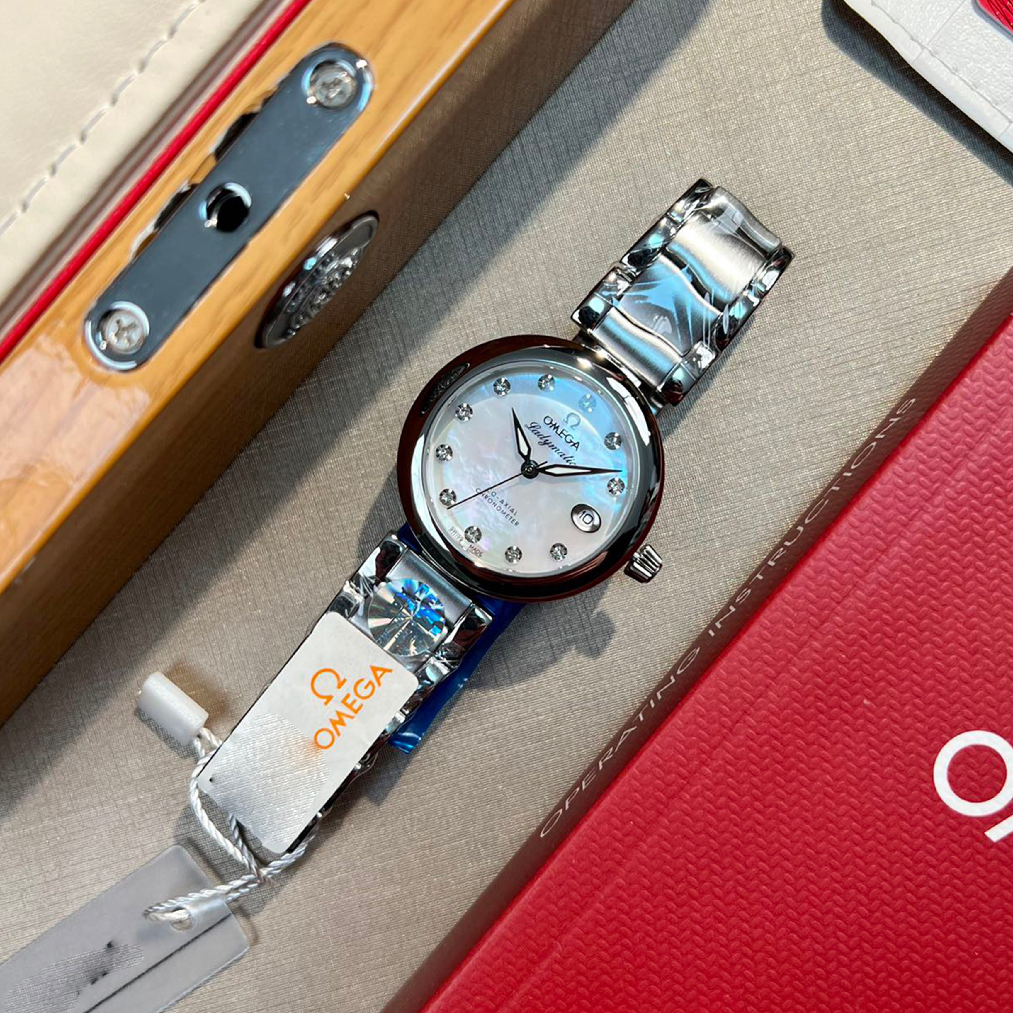 Omeg* - LADYMATIC Bird's Nest Collection New Watch 34MM