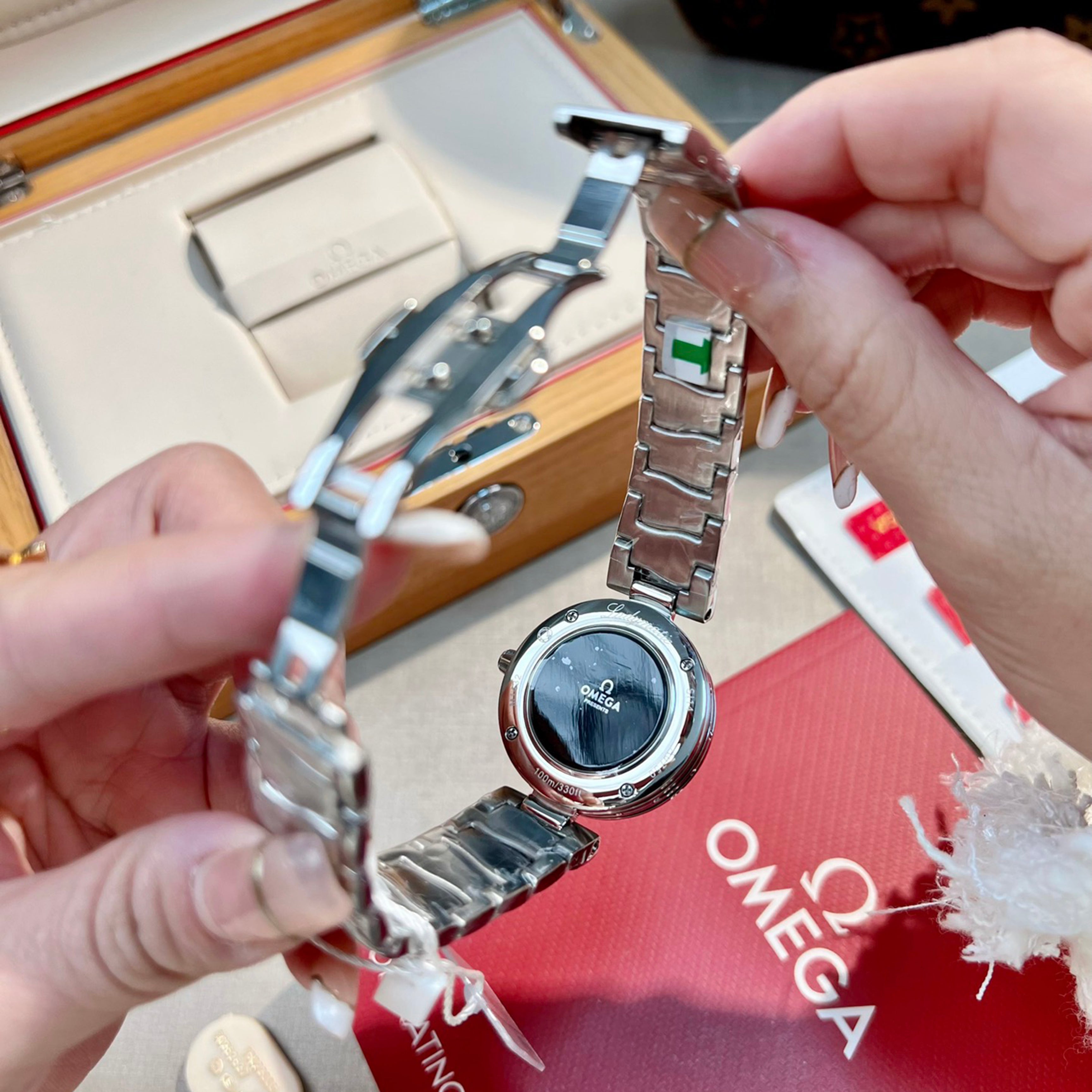 Omeg* - LADYMATIC Bird's Nest Collection New Watch 34MM