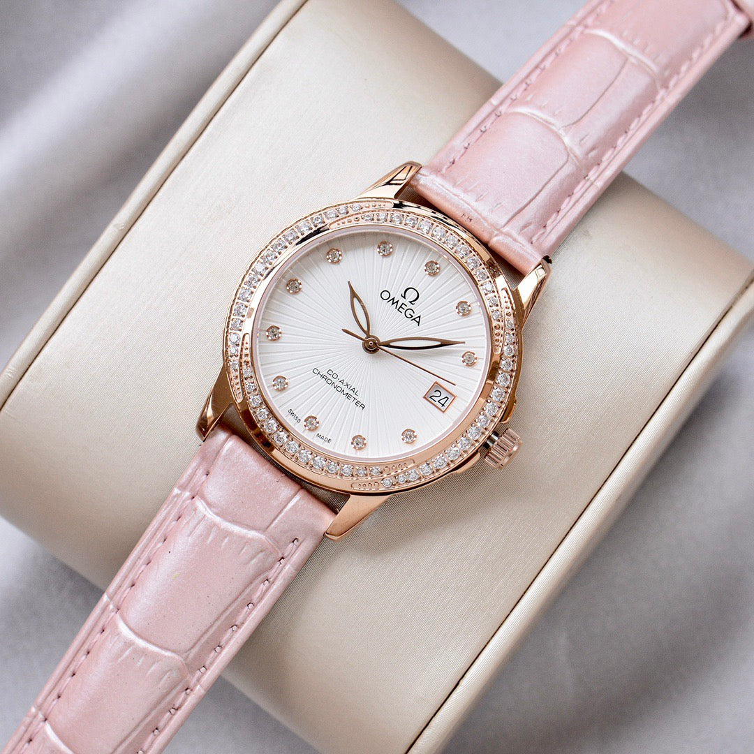 Omeg* - New Ladies' Quartz Watch 35MM