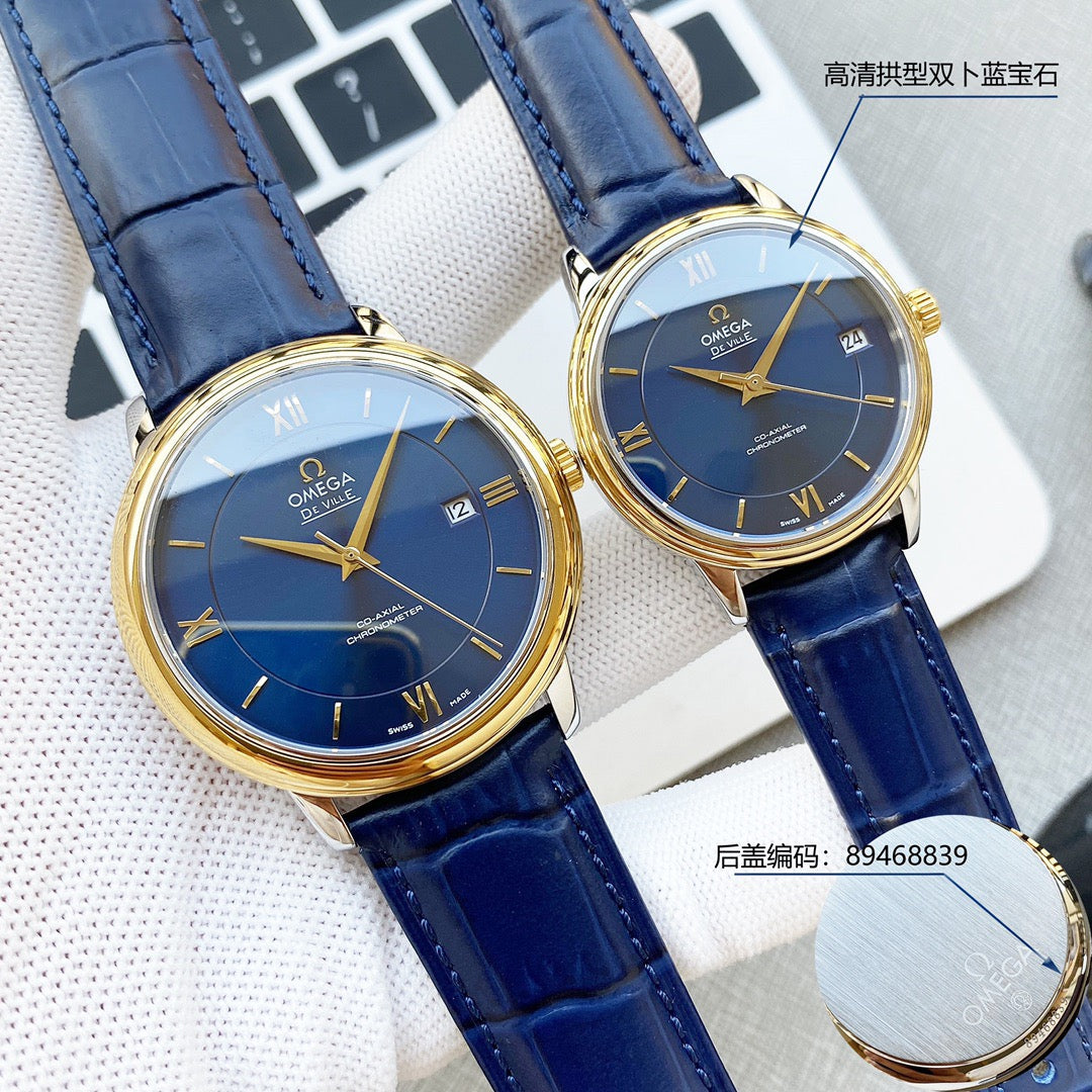 Omeg* De Ville Couple's Watch Set