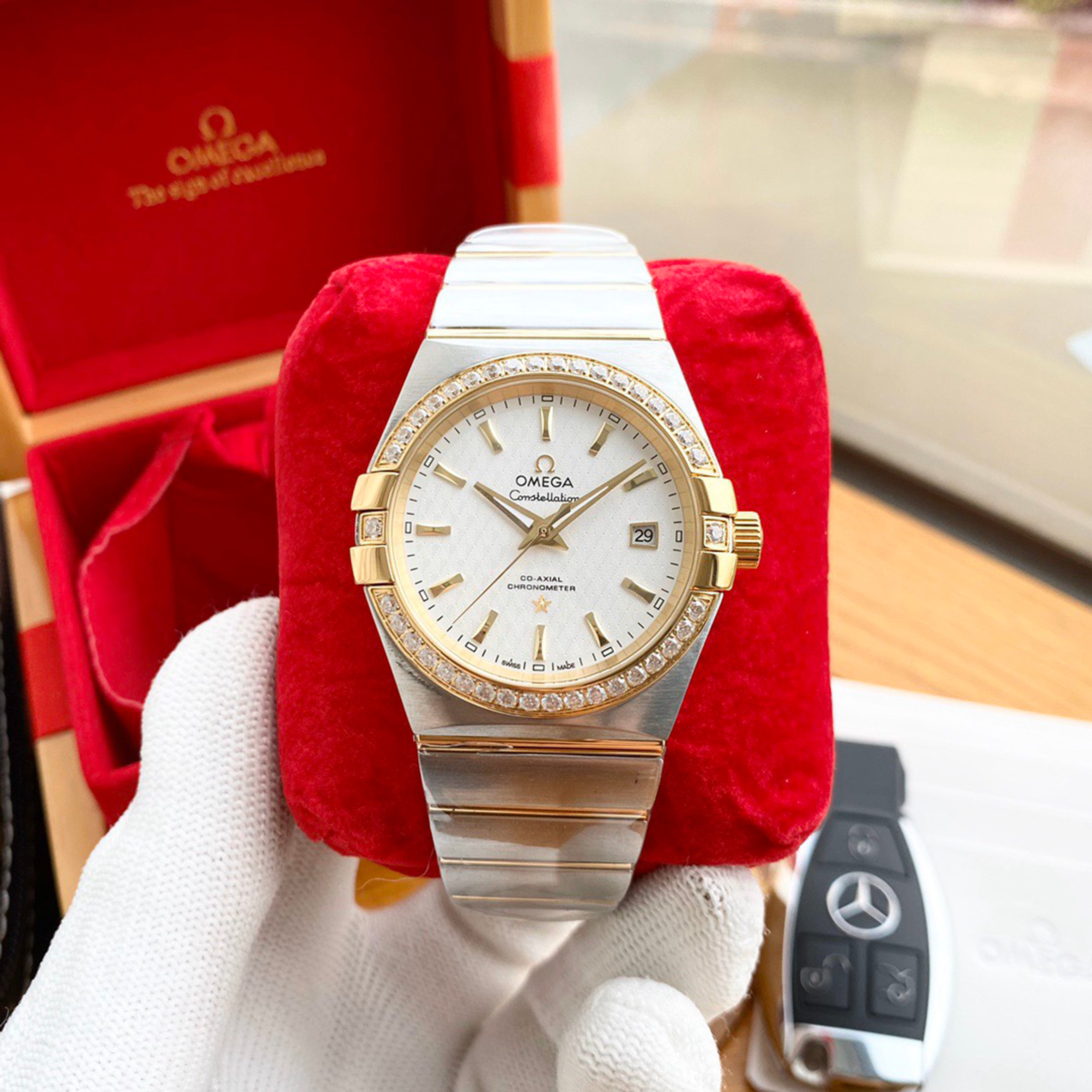 Omeg*-Constellation Men's Watch 39MM