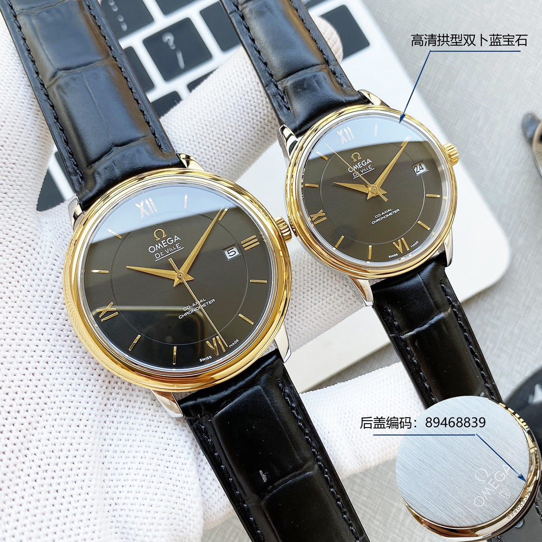 Omeg* De Ville Couple's Watch Set