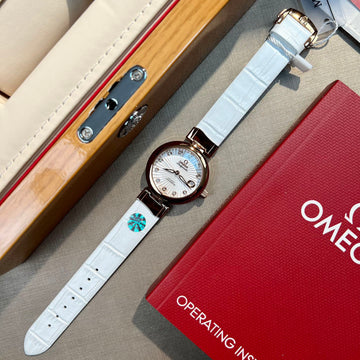 Omeg* - LADYMATIC Bird's Nest Collection New Watch 34MM