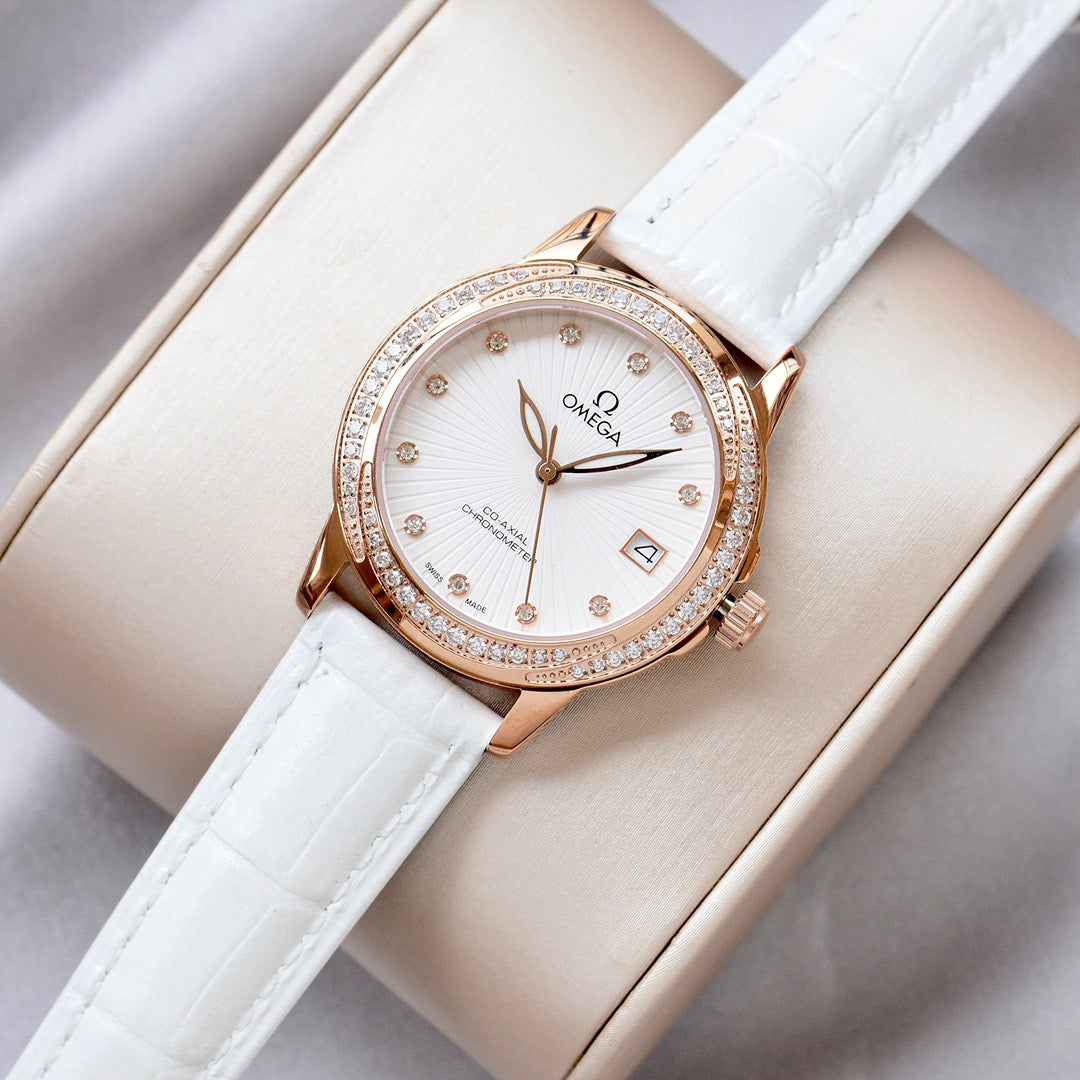 Omeg* - New Ladies' Quartz Watch 35MM