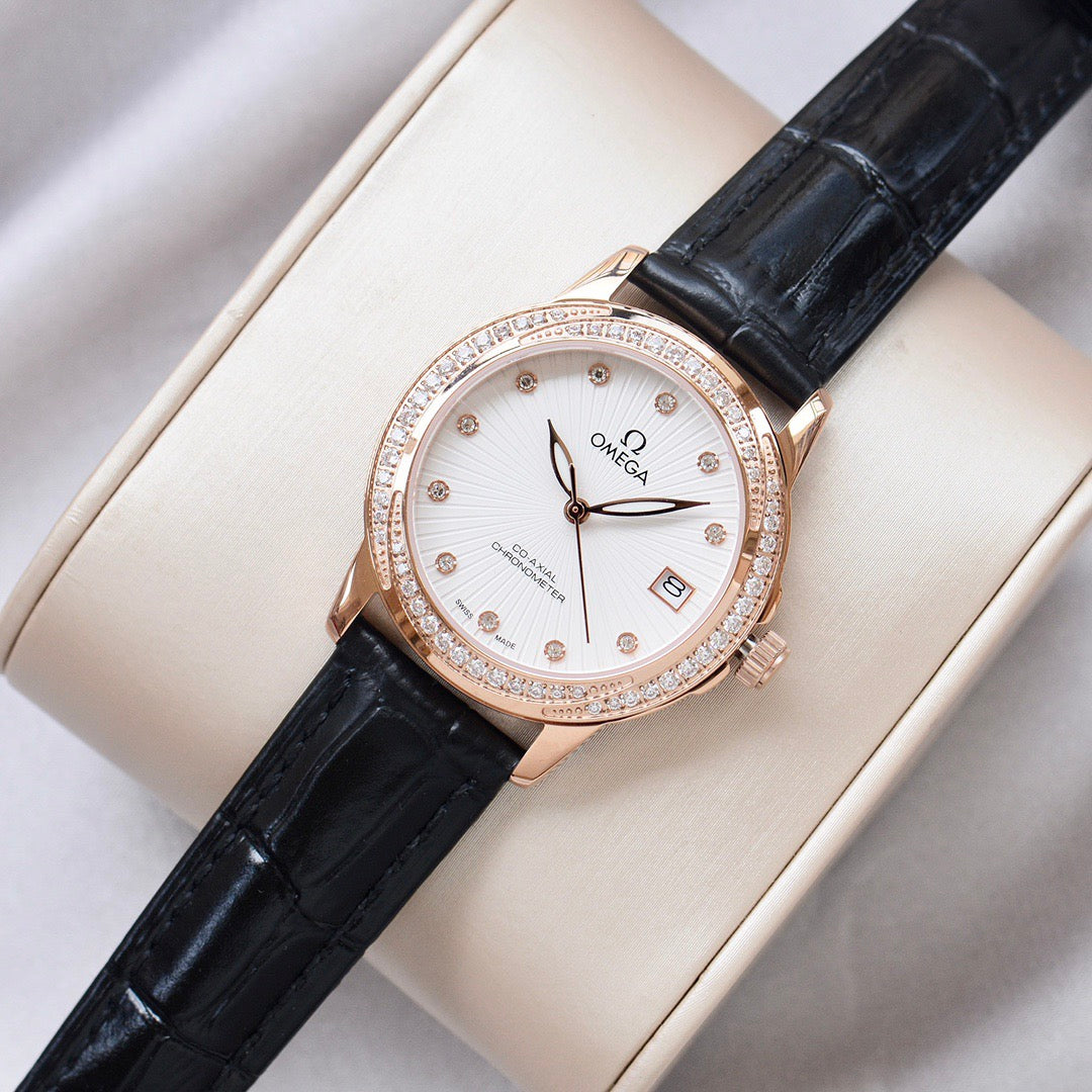 Omeg* - New Ladies' Quartz Watch 35MM