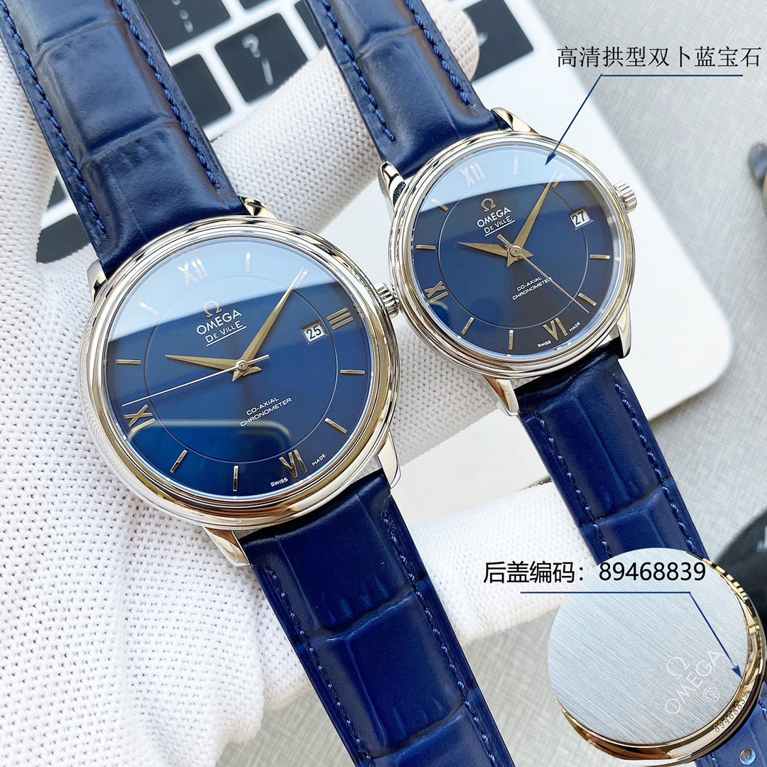 Omeg* De Ville Couple's Watch Set