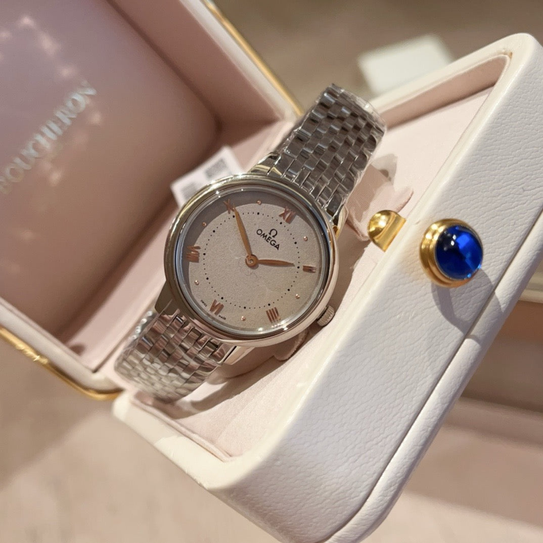 Omeg*- Third Generation Elegance Ladies Watch 27.5MM