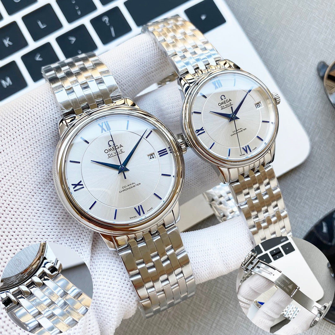 Omeg* De Ville Couple's Watch Set