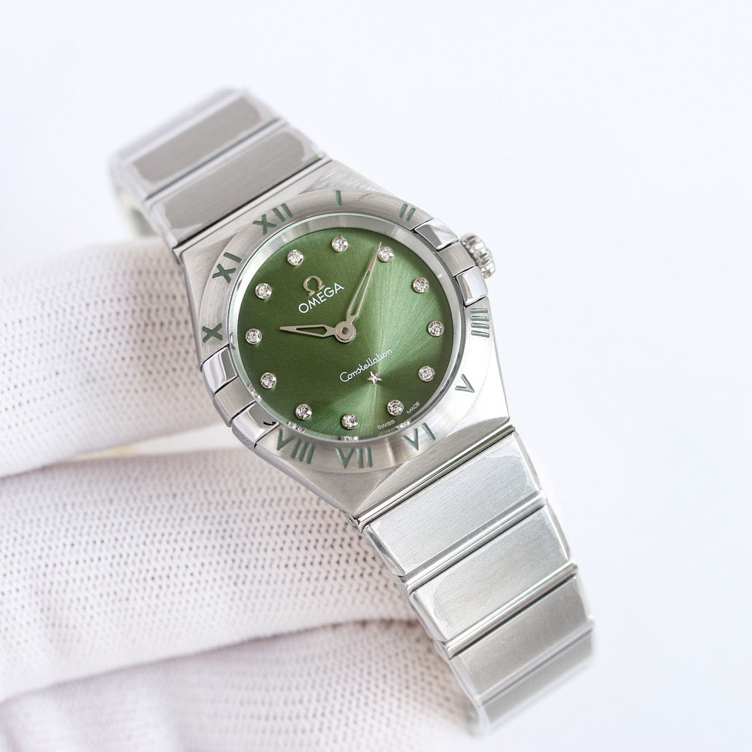 Omeg*- Constellation 28mm Swiss Quartz Watch