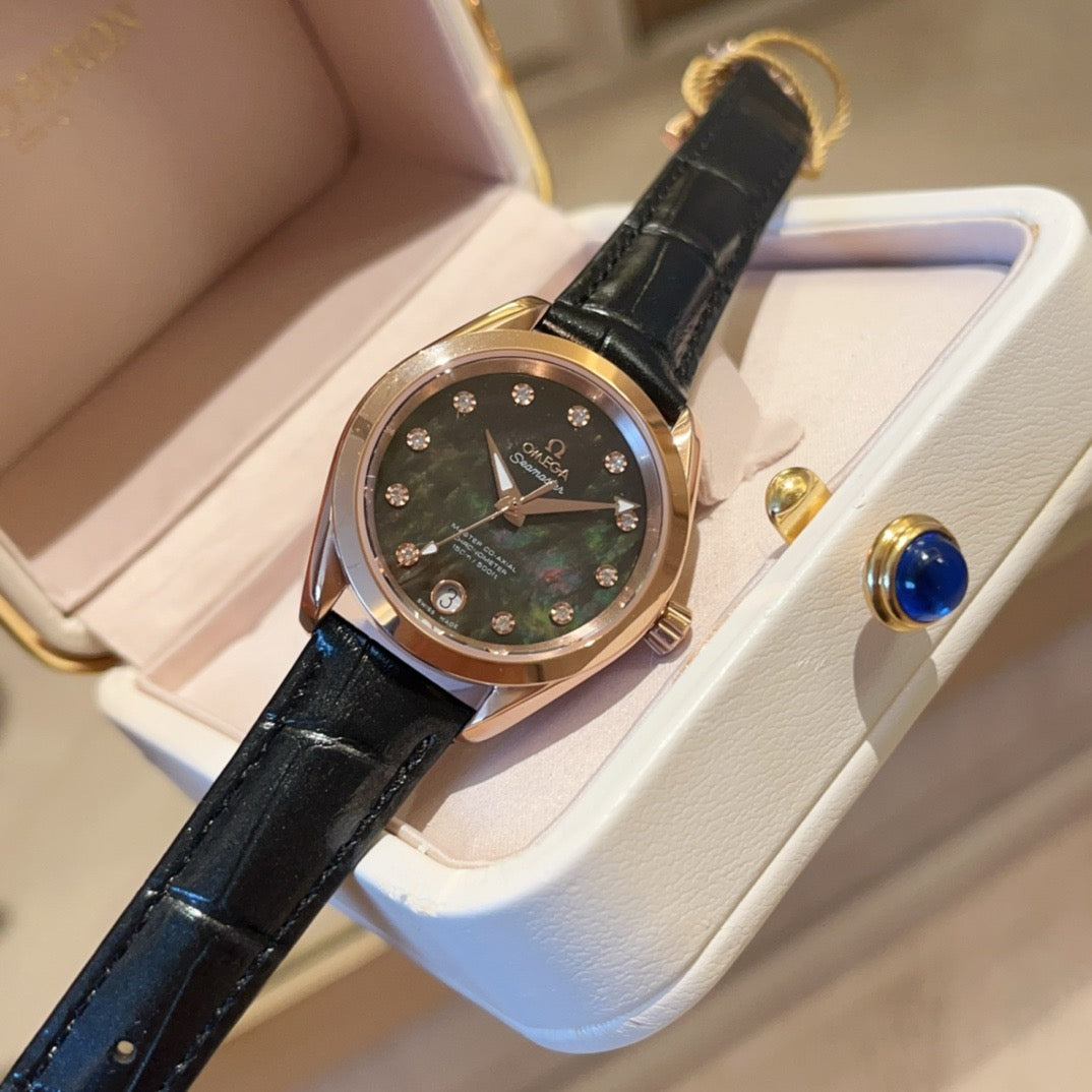 Omeg* Seamaster Aqua Terra 150 Master Chronometer Ladies' Watch 34MM