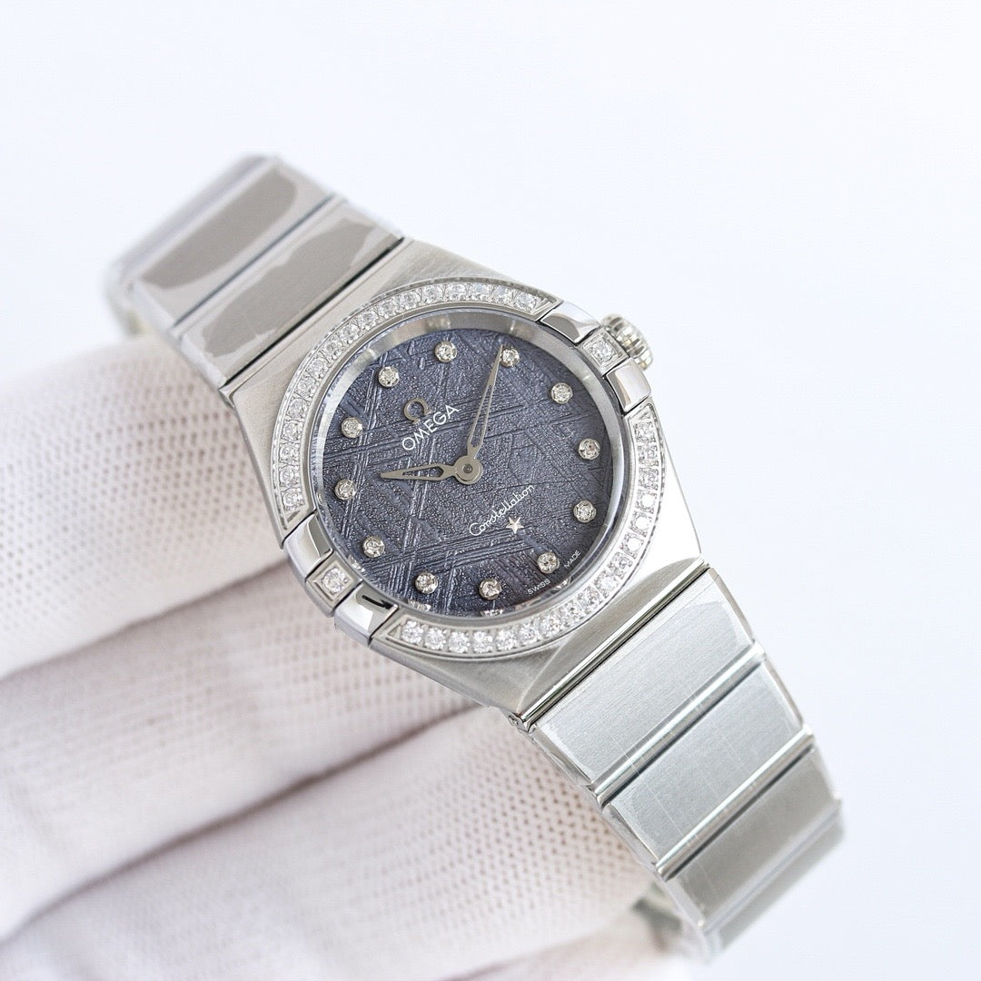 Omeg*- Constellation 28mm Swiss Quartz Watch