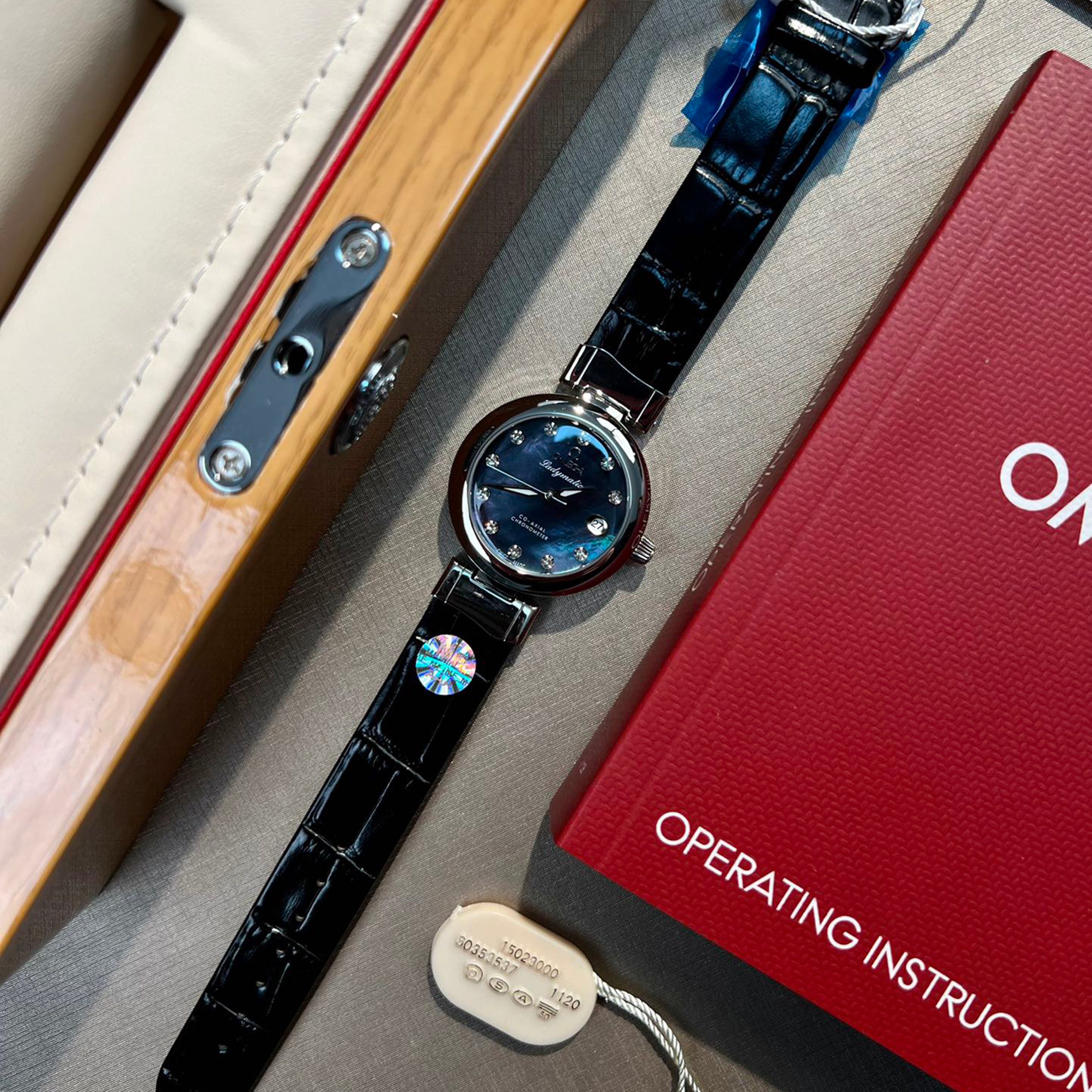 Omeg* - LADYMATIC Bird's Nest Collection New Watch 34MM