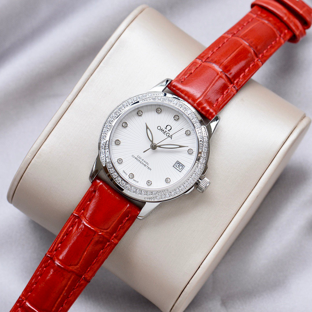 Omeg* - New Ladies' Quartz Watch 35MM